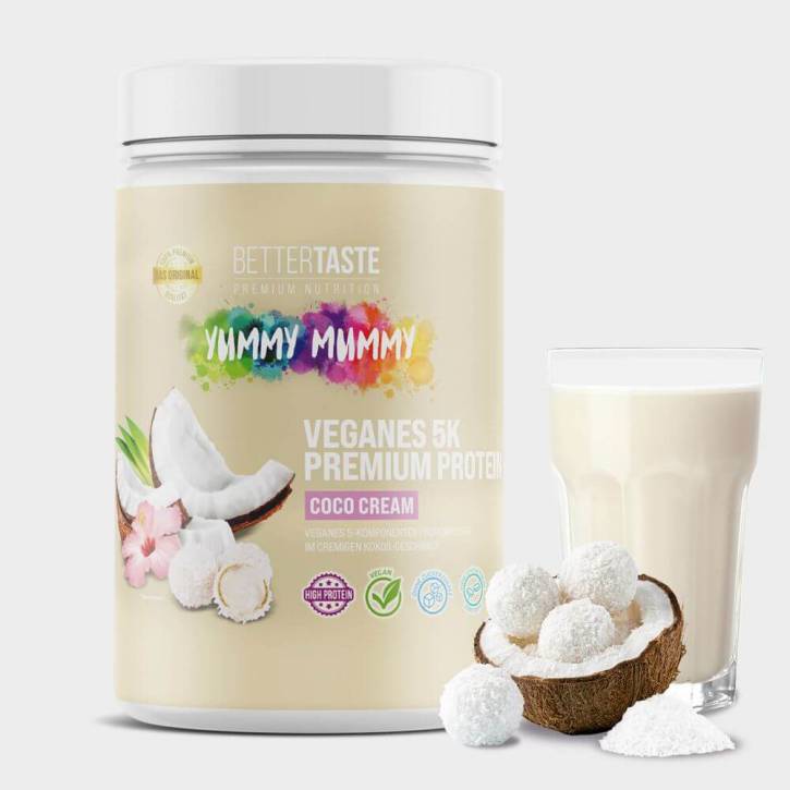 YUMMY MUMMY VEGAN 5K PREMIUM PROTEIN COCO CREAM