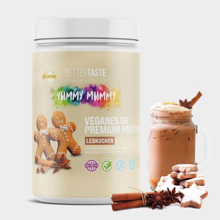 YUMMY MUMMY VEGAN 5K PREMIUM PROTEIN LEBKUCHEN