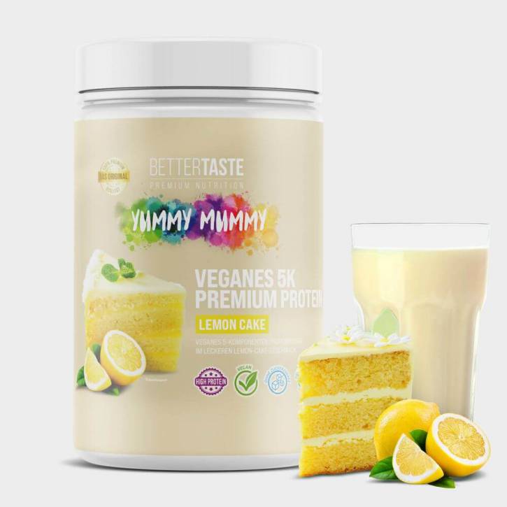 YUMMY MUMMY VEGAN 5K PREMIUM PROTEIN LEMON CAKE