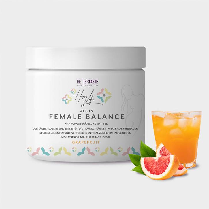 HAPPY LIFE - ALL IN FEMALE BALANCE – GRAPEFRUIT