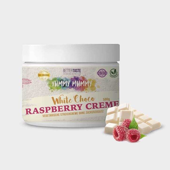 YUMMY MUMMY WHITE CHOCO RASPBERRY CREME