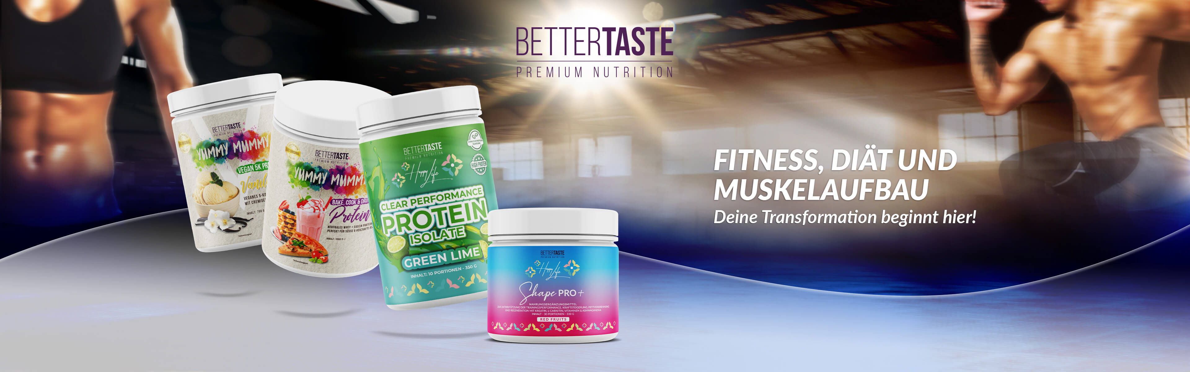 Fitness, Diät und Muskelaufbau