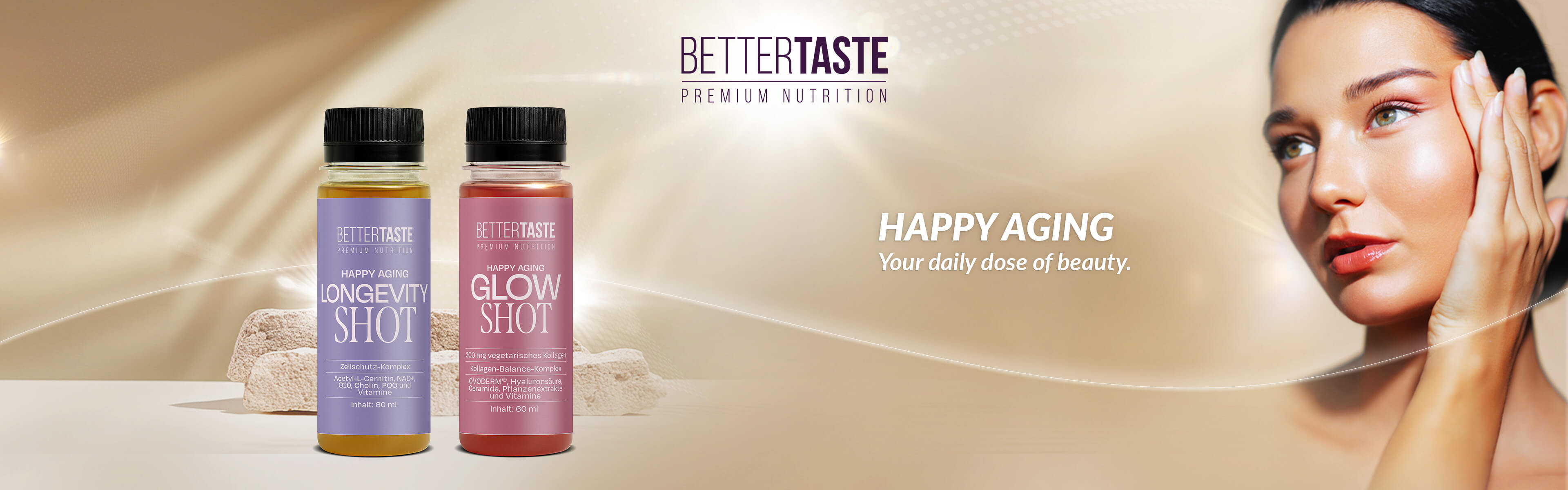 JETZT NEU! Happy Aging Longevity Shot