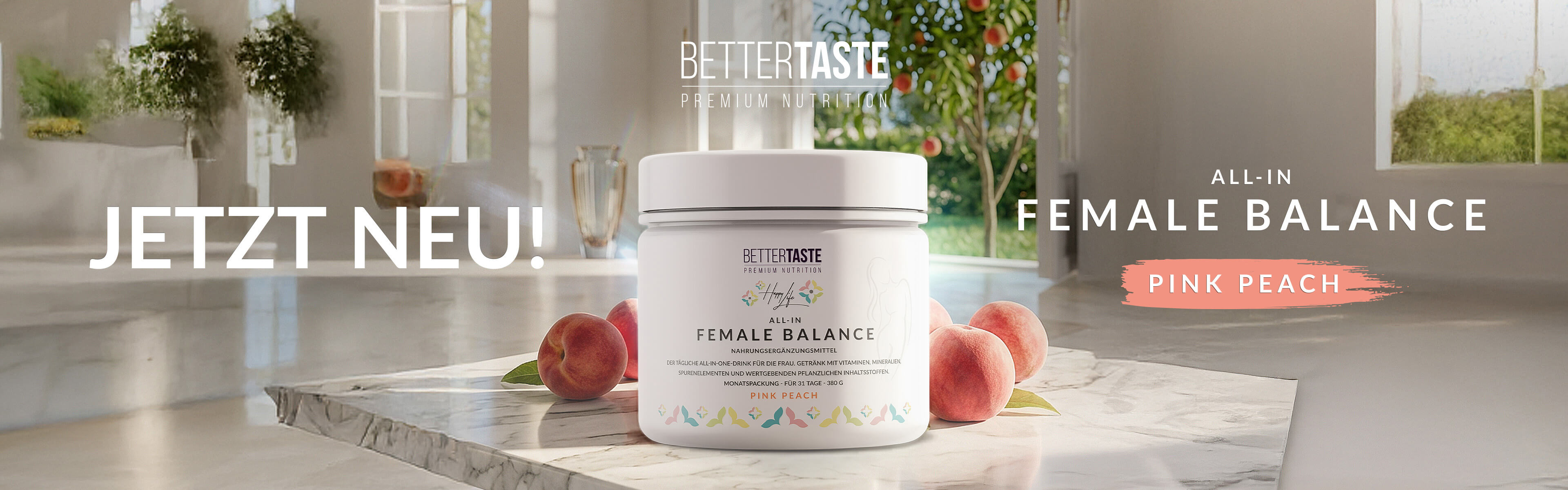 Jetzt neu - All in Female Balance Pink Peach