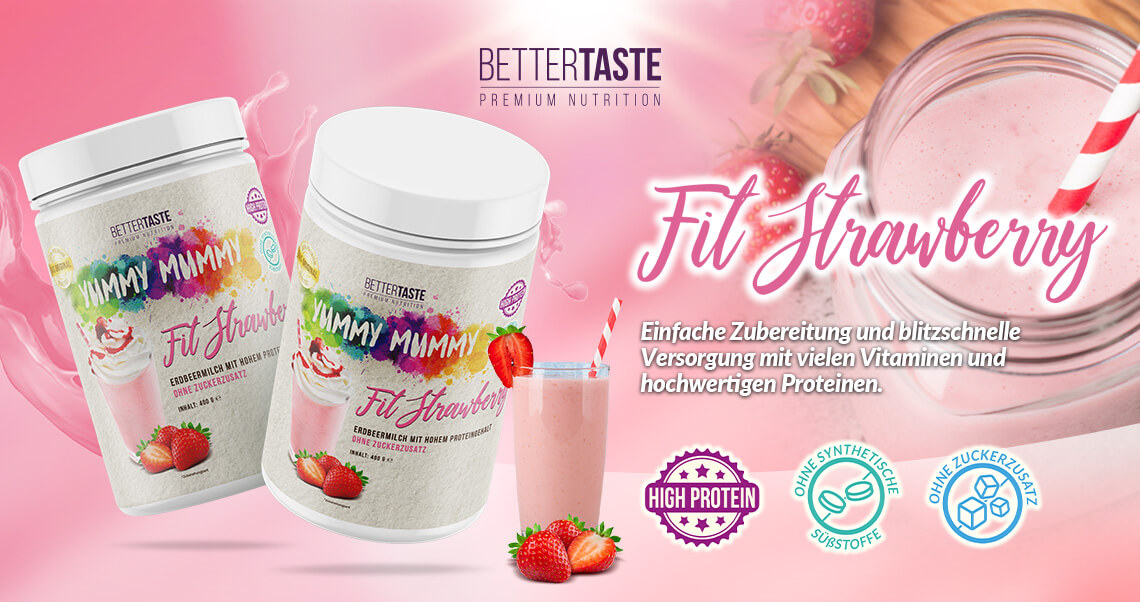 YUMMY MUMMY FIT STRAWBERRY