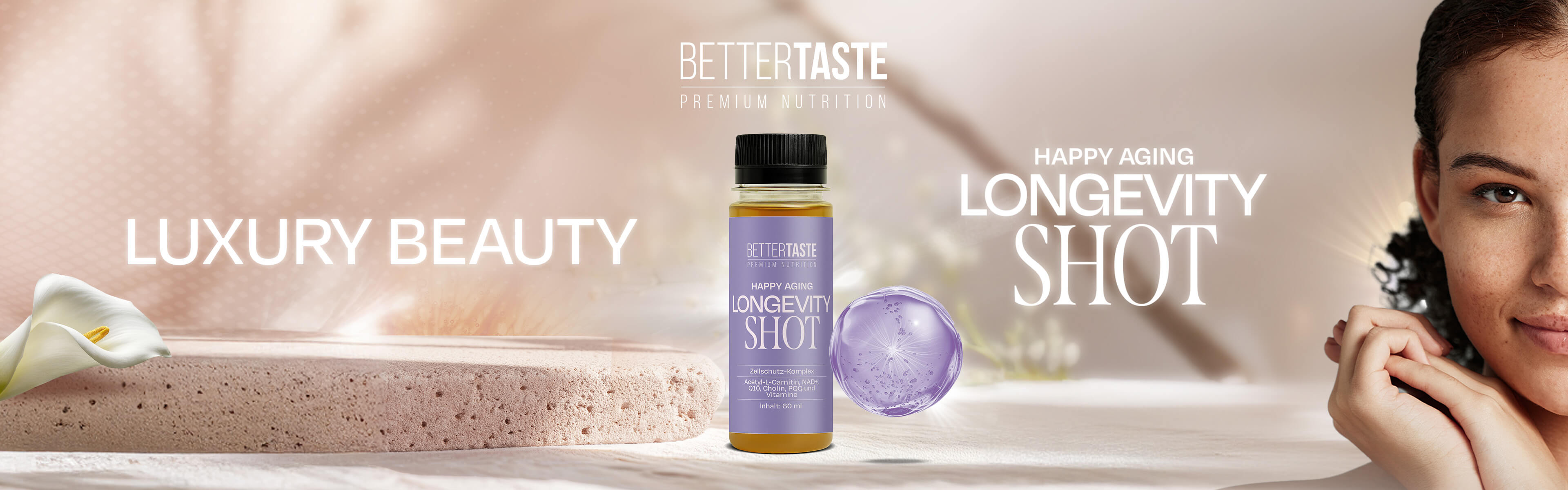 JETZT NEU! Happy Aging Longevity Shot