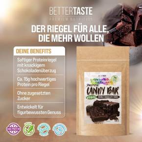 YUMMY MUMMY PROTEIN CANDY BAR – DOUBLE CHOCOLATE FUDGE