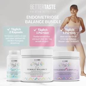 ENDOMETRIOSE BALANCE 3er-Bundle Erdbeere-Limette