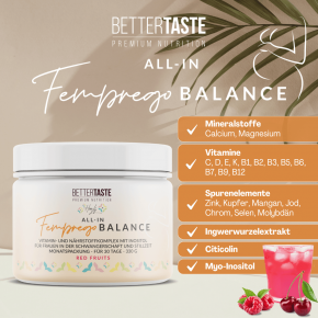 HAPPY LIFE – ALL IN FEMPREGO BALANCE – RED FRUITS