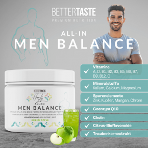 HAPPY LIFE - ALL IN MEN BALANCE - GREEN APPLE