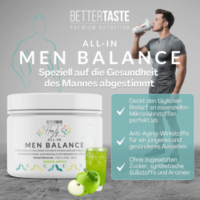 HAPPY LIFE - ALL IN MEN BALANCE - GREEN APPLE