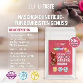 YUMMY MUMMY SCHOKOHERZEN MILK PRALINE