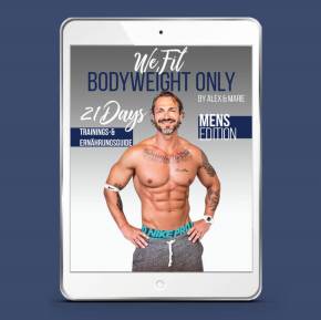 WeFit Bodyweight only – Das eBook Männer Edition