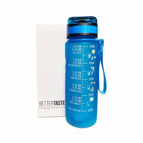 HAPPY LIFE - Premium Trinkflasche Small - Blue