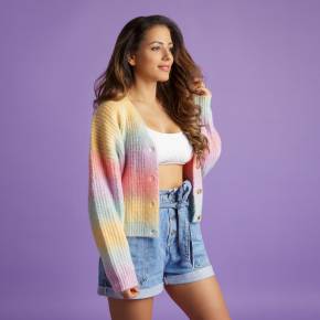 HEART & MOTION - RAINBOW CARDIGAN