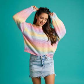 HEART & MOTION - RAINBOW PULLOVER