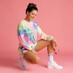 HEART & MOTION - RAINBOW TIE DYE SET