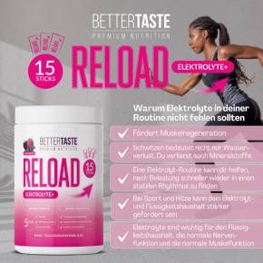 RELOAD ELECTROLYTE+ RED FRUITS